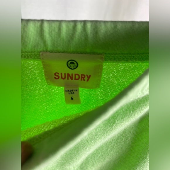 Sundry Womens Ruched Mini Green Pencil Skirt Size 4 NWT - Picture 7 of 12